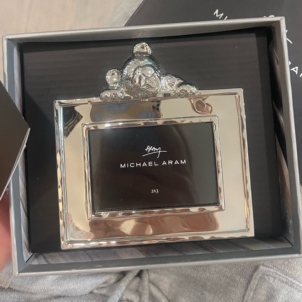 Michael Aram Silver Teddy Frame
